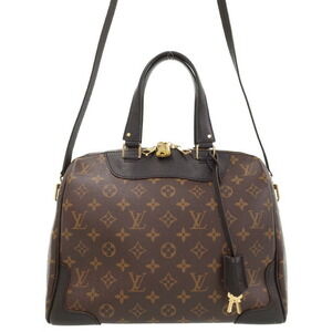 Louis Vuitton Monogram Leather Brown Retiro Bag